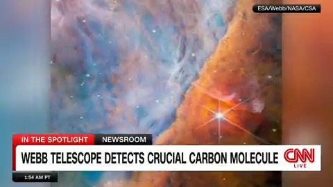 Astronomers have detected a crucial carbon molecule in space for the first time using the James Webb Space Telescope