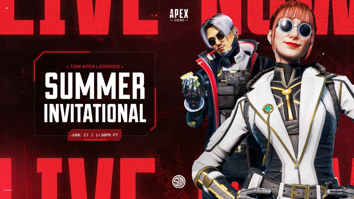 What a way to end the #SummerInvitational! Six incredible matches for a $50K prize pool, with melee mayhem to close it all out! A special thank you to Apex Legends for helping make this all happen, and HisandHersLive for the incredible casting all throughout the day 🖤🤍