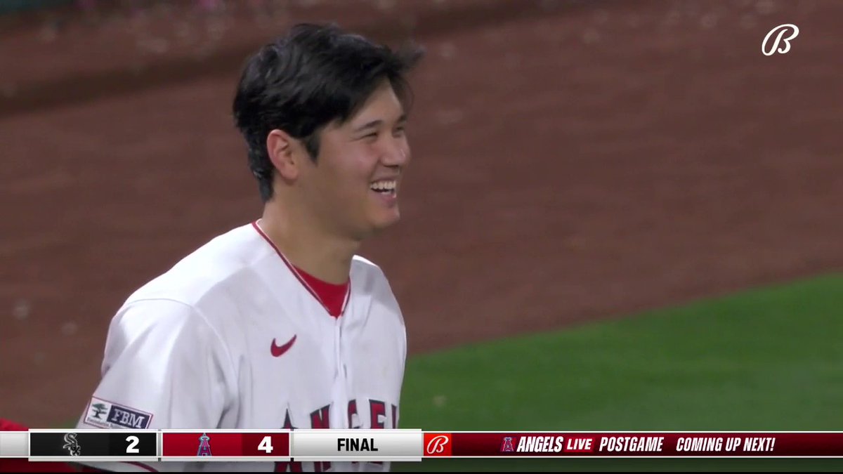 エンゼルスが4-2で勝利しました! 大谷選手は 7勝目&10奪三振&27号HR&28号HR&3安打🔥(バケモノ) 【投手大谷】 6回1/3 102球4安打10奪三振2四球1失点 【打者大谷】 ①本塁打 ②四球 ③ライト前ヒット ④本塁打 #大谷翔平 #エンゼルス 🎥 @BallySportWest