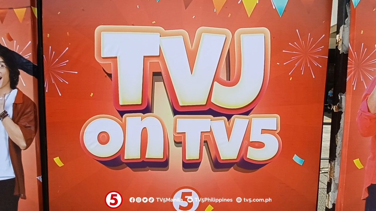 THIS IS IT! 😍 Naghahanda na ang TV5 sa masaya at pasabog na pagsalubong sa #TVJ at #LegitDabarkads ngayong Sabado! 🥳 Mark your calendars na dahil 'Pambansang Araw ng Isang Libo't Isang Tuwa' na sa July 1, 11:30AM! Kitakits! #TVJonTV5 #IBAngSayaPagSamaSama