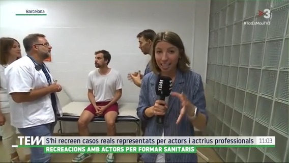 🔴 Un CAP fictici amb actors que fan de malalts per formar els sanitaris. L’ha creat l’ICS. Generalitat i el projecte formarà 1.500 professionals de totes les categories #TotEsMouTV3 ▶