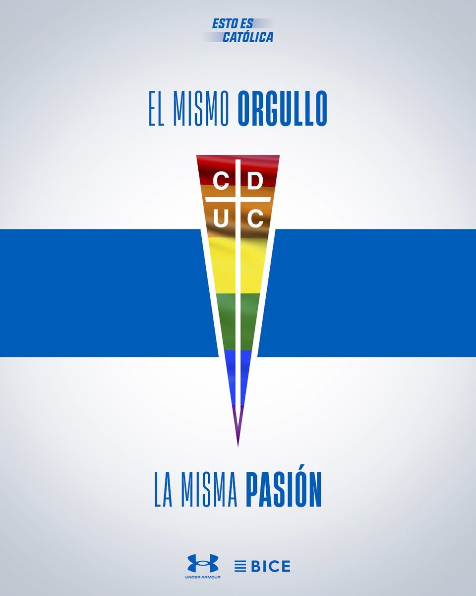 #CatólicaSomosTodos 🫂 y en este #DíaDelOrgullo 2023, saludamos a nuestr@s hinchas y a todos quienes son parte de la comunidad LGBTIQA+ 🏳️‍🌈 Sigamos promoviendo el respeto, la inclusión y valorando la diversidad 🙌 ❤🧡💛💚💙💜