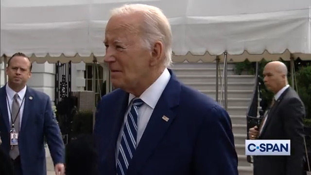 Q: "To what extent has Vladimir Putin been weakened by recent events?" President Biden: "It's hard to tell but he is clearly losing the war in Iraq, he's losing the war at home and he has become a bit of a pariah around the world."