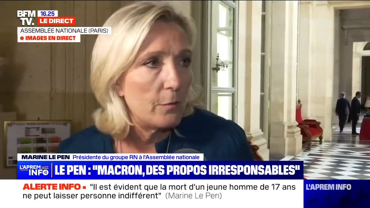 📹 Que Jean-Luc Mélenchon profite de cet événement pour dérouler son idéologie de mise en cause systématique des forces de police, on n'en attendait pas moins. Mais on attendait autre chose du président de la République. BFM