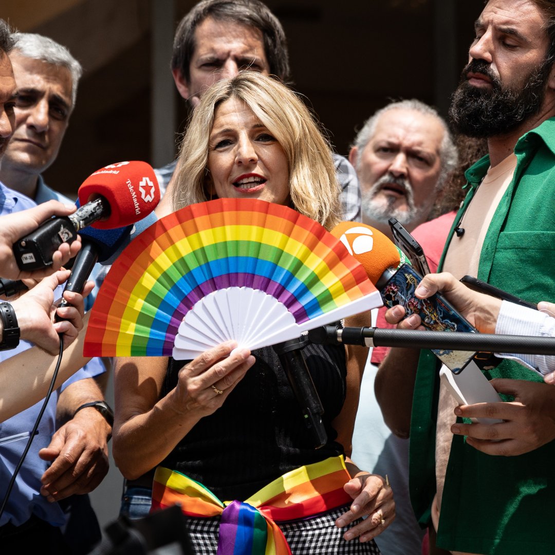 Queremos un país mejor donde los derechos LGTBI estén garantizados. No vamos a permitir que se restrinja ni la libertad ni la democracia. #DíaDelOrgullo 🏳️🌈🏳️⚧️