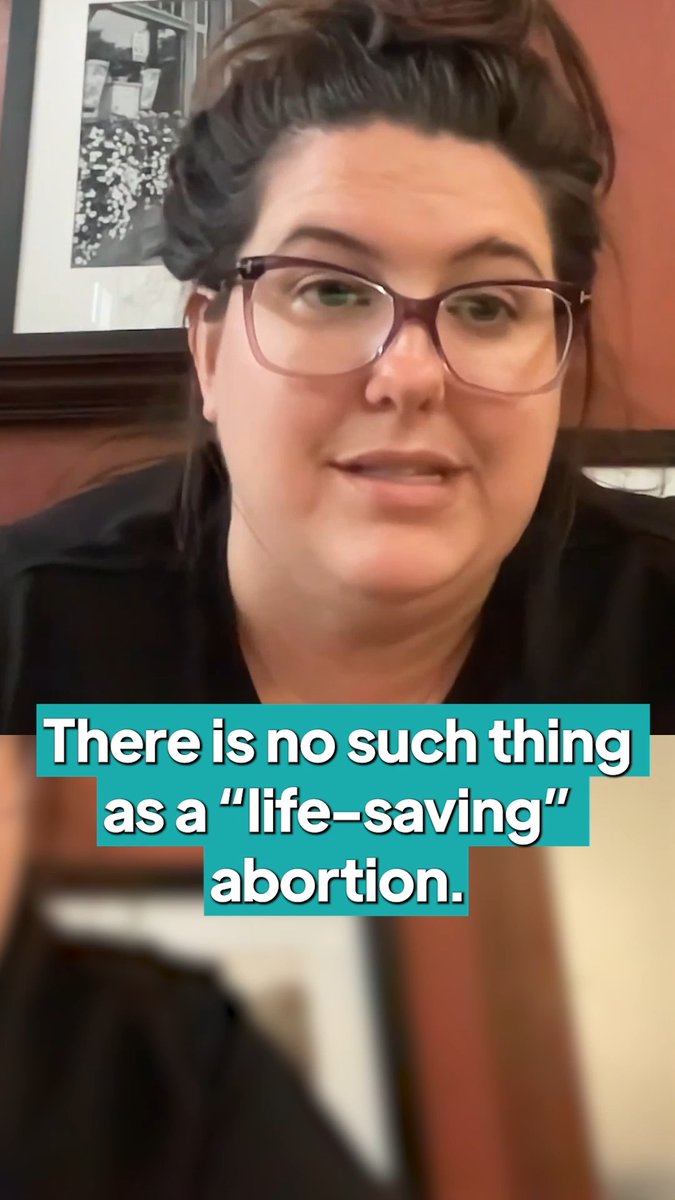 Life-saving abortions don’t exist.