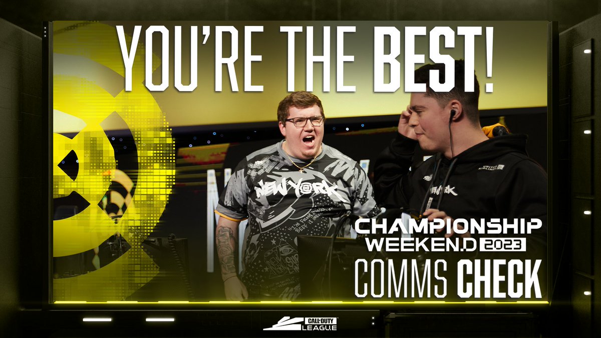 "I have more fans than OpTic bro" 🤣 Take a listen in to the #CDLChamps Comms Check