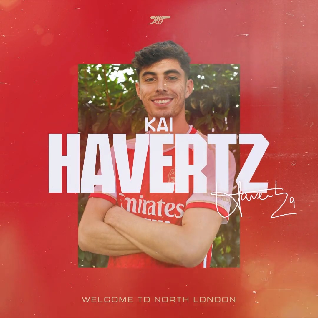 We keep moving forward.​ Kai Havertz is a Gunner ❤️