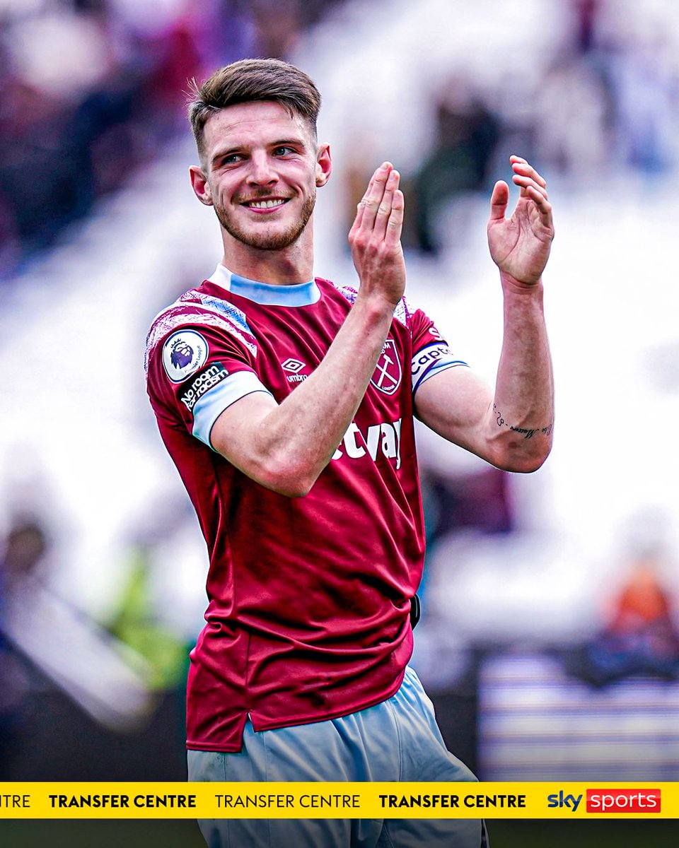 BREAKING: Arsenal have agreed a £105m deal to sign West Ham captain Declan Rice 🔴💰