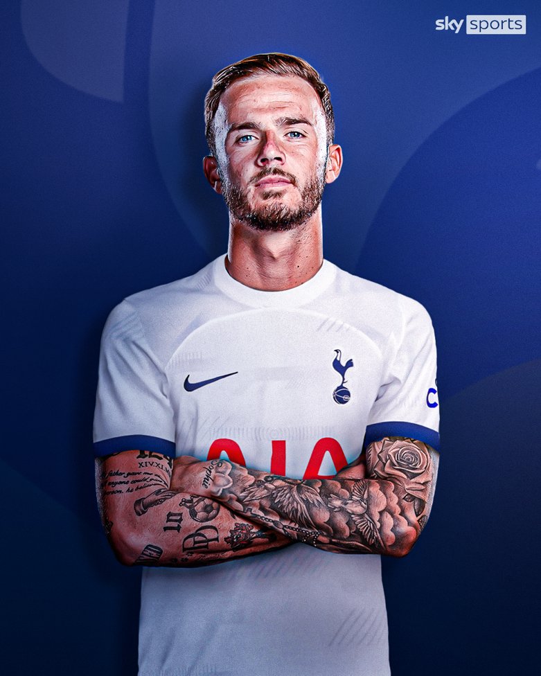 BREAKING: Tottenham Hotspur have signed James Maddison on a five-year contract ⚪📝