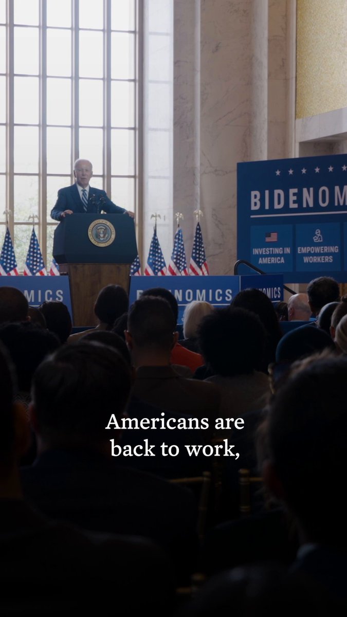 When we invest in our people and when we strengthen the middle class, we see economic growth that benefits all Americans. That’s the American dream – and 40 years of trickle down limited that dream to those at the top.