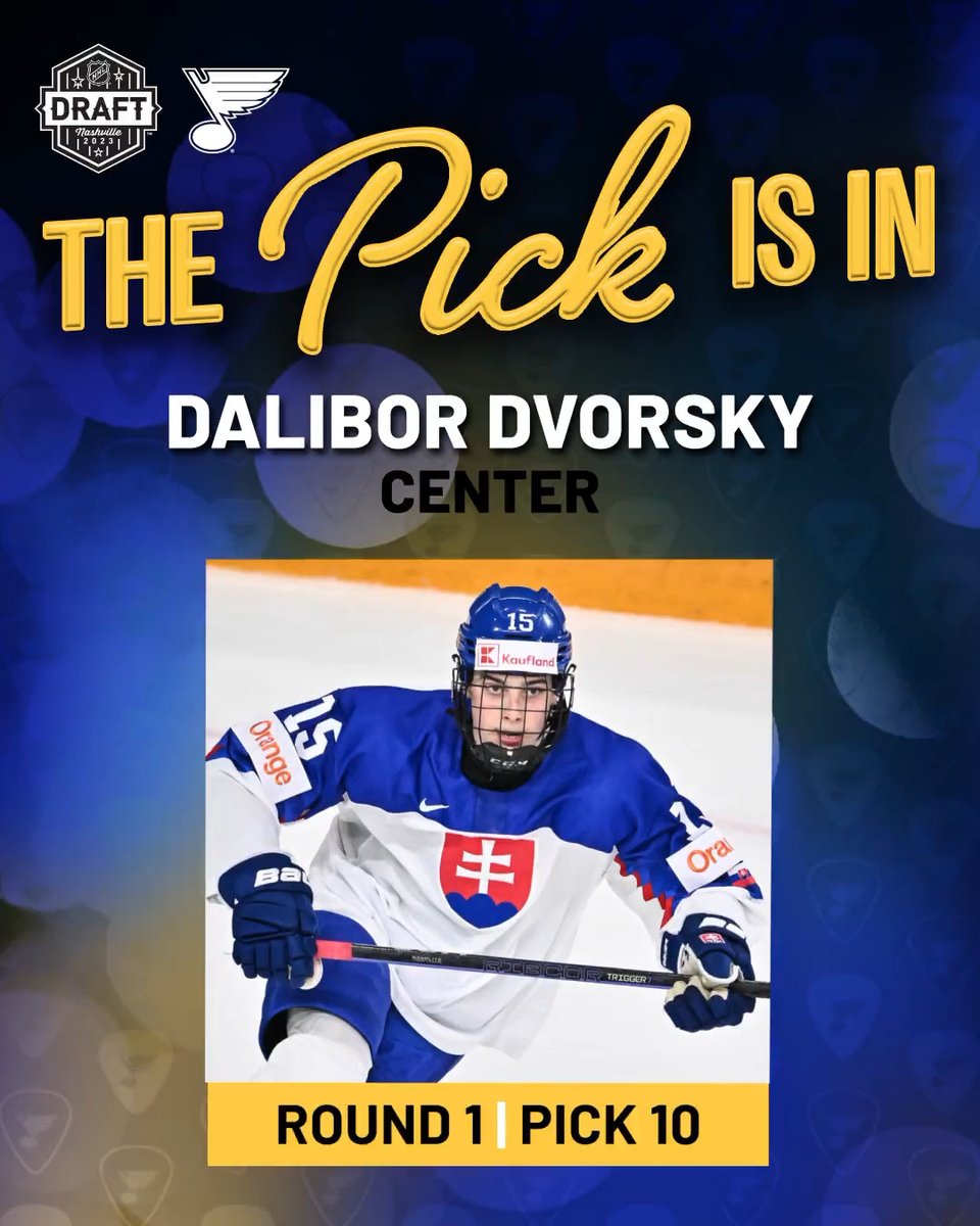 WELCOME TO THE BLUES, DALIBOR DVORSKY! #stlblues