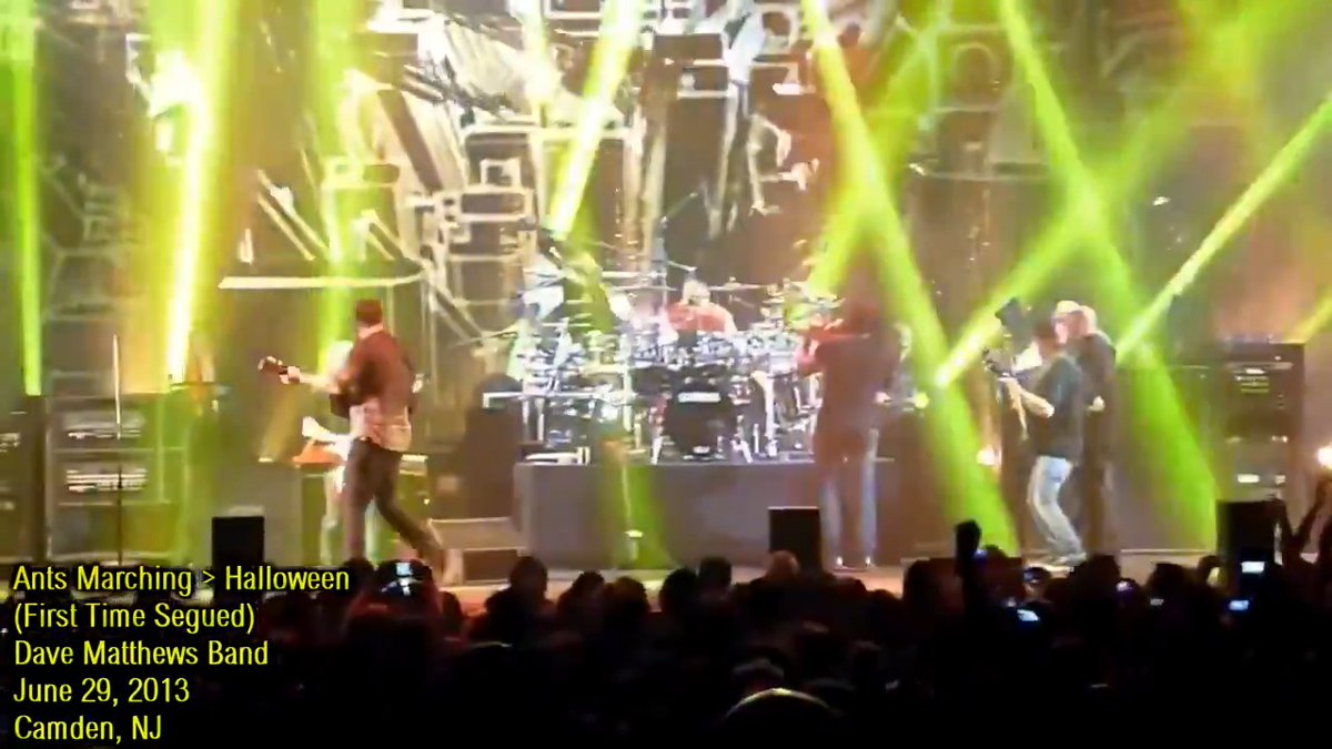 June 29, 2013 - Dave Matthews Band debuts a stunning Ants Marching->Halloween segue to end their main set in Camden - [10yr anniversary] I compiled a video of this full show back in 2013 - It's watchable on my main DMB Youtube channel here: