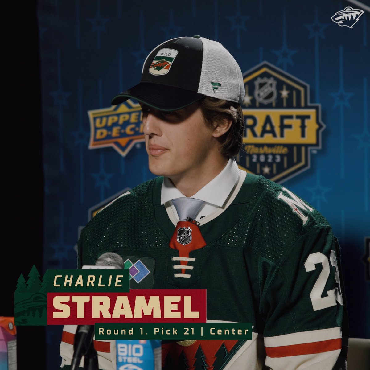 "No better feeling than getting picked to the hometown team" 🗣 Charlie Stramel on tonight 🫠 #mnwild x #NHLDraft