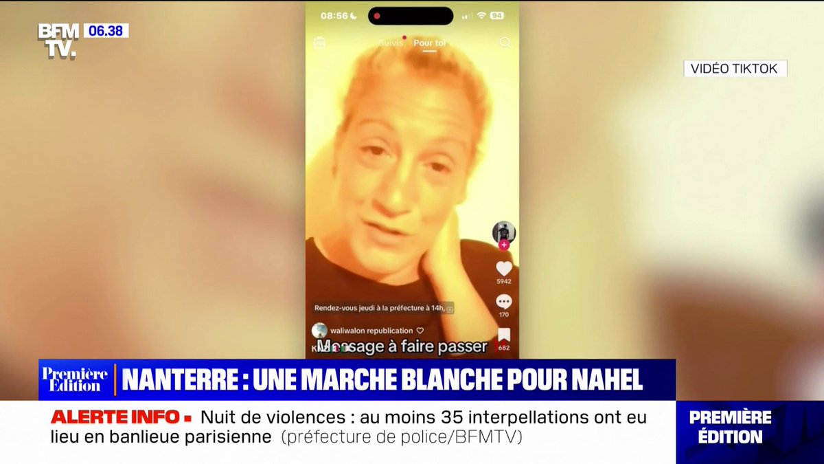 Une marche blanche à l'appel de la mère de l'adolescent organisée en hommage à Nahel ce jeudi à Nanterre