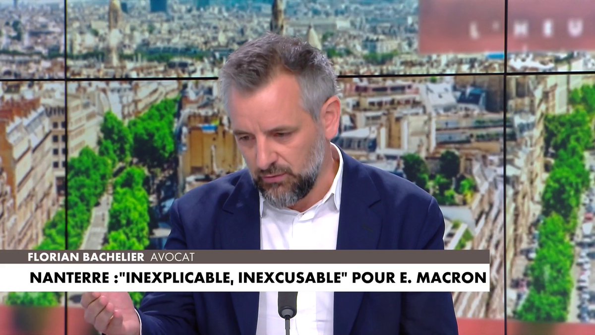 Florian Bachelier, sur les propos d'Emmanuel Macron concernant la mort de Nahel : «Il n'y a pas de justice sans ordre» #HDPros