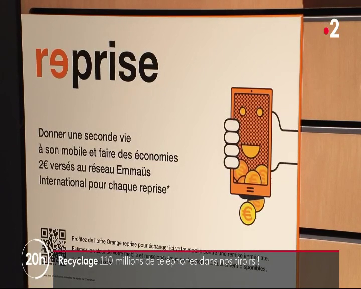Les opérateurs se mettent à la chasse des téléphones inutilisés. 📱 Plus de 20 millions ont déjà été collectés par Orange depuis 2010. Notre ambition est d’aller bien plus loin. ♻️