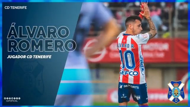 🙌 Álvaro Romero., nuevo refuerzo del #CDTenerife ⚪️🔵. #Bienvenido #ÁlvaroRomeroBlanquiazul