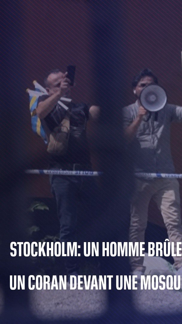 Un homme brûle un Coran devant la plus grande mosquée de Stockholm le premier jour de l'Aïd el-Kebir