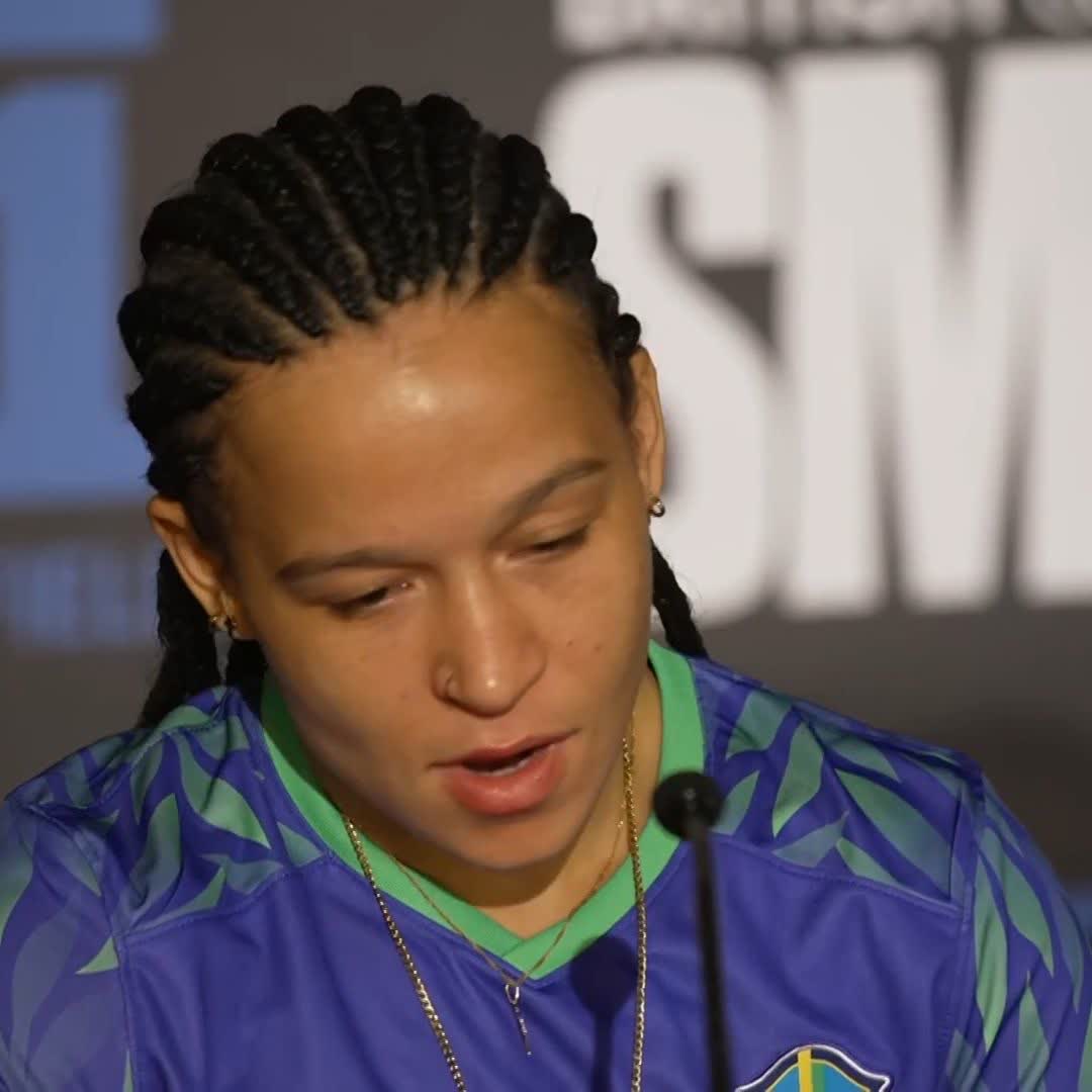 🗣️ “I've prepared very well, I'm confident come Saturday!” - Beatriz (The Beast) Ferreira #FerreiraZamora #SmithMaxwell