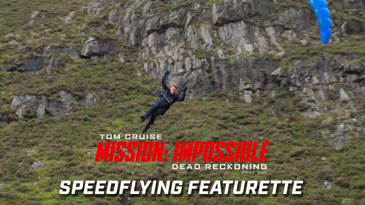 This is one of the most dangerous sports in the world. Go behind-the-scenes with Tom Cruise speedflying in #MissionImpossible - Dead Reckoning Part One, only in theatres July 12.