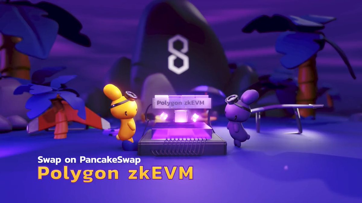 🤝 PancakeSwap is now LIVE on @0xPolygonDeFi zkEVM, unlocking a new era of Multichain DeFi 🐰 Experience the most efficient and user-friendly DEX with fees as low as 0.01% 💜Join us on this journey today: 📚 Learn more here: