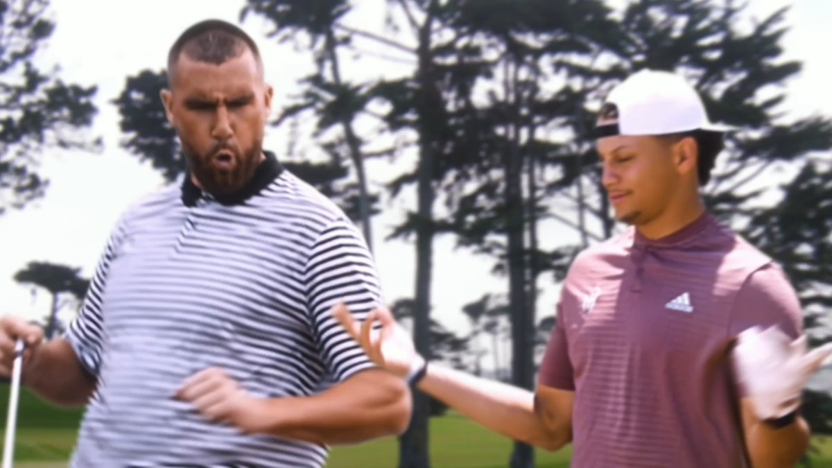 Game day! ⛳ 🏌️‍♂️LFG Patrick Mahomes II 😤 #CapitalOnesTheMatch - TONIGHT 6:30 ET on TNT
