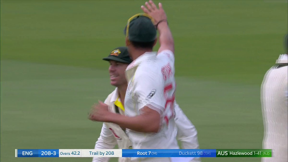 Ben Duckett falls two short of a century 🤏
