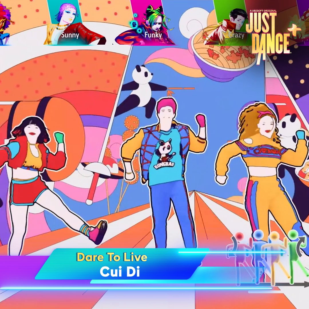 The song "Dare To Live" by Cui Di comes out on Just Dance+ today, to celebrate the Chengdu 2021 FISU World University Games!