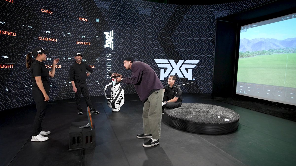 Breakthrough moment with Gina Kim 💯🏆🙌 Check out Ep. 5 of "Pro Tips with Rob Riggle" to see the difference a fitting for a #PXG GEN6 driver can make to your driver game tempo! Tap the link to check out the rest of the series! #WomensGolfMonth