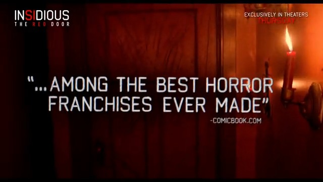 You're getting closer. Open the door. Insidious: The Red Door is exclusively in movie theaters Thursday. Get tickets now. #InsidiousMovie