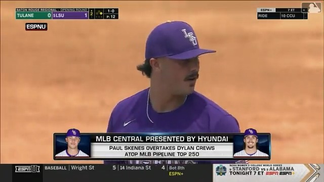 Some potential shuffling at the top of the draft board... Jim Callis breaks down some players who have elevated their stock through the #MCWS and #MLBDraftCombine.
