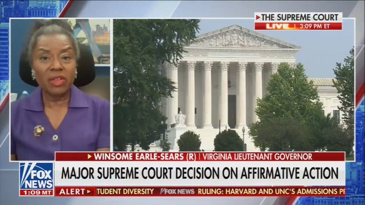Winsome Sears calls Justice Ketanji Brown Jackson a diversity hire: “What you have is a justice who was chosen because she’s black and because she’s a woman.”