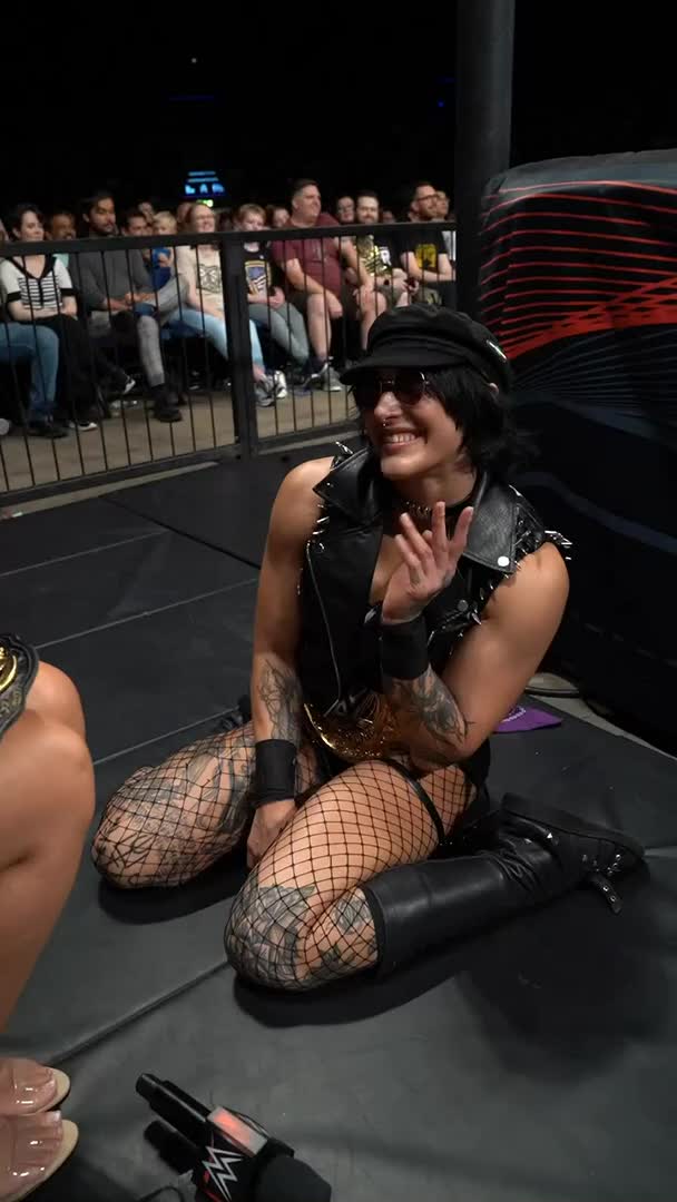 How does Rhea Ripley keep getting away with this 😭😭😂
