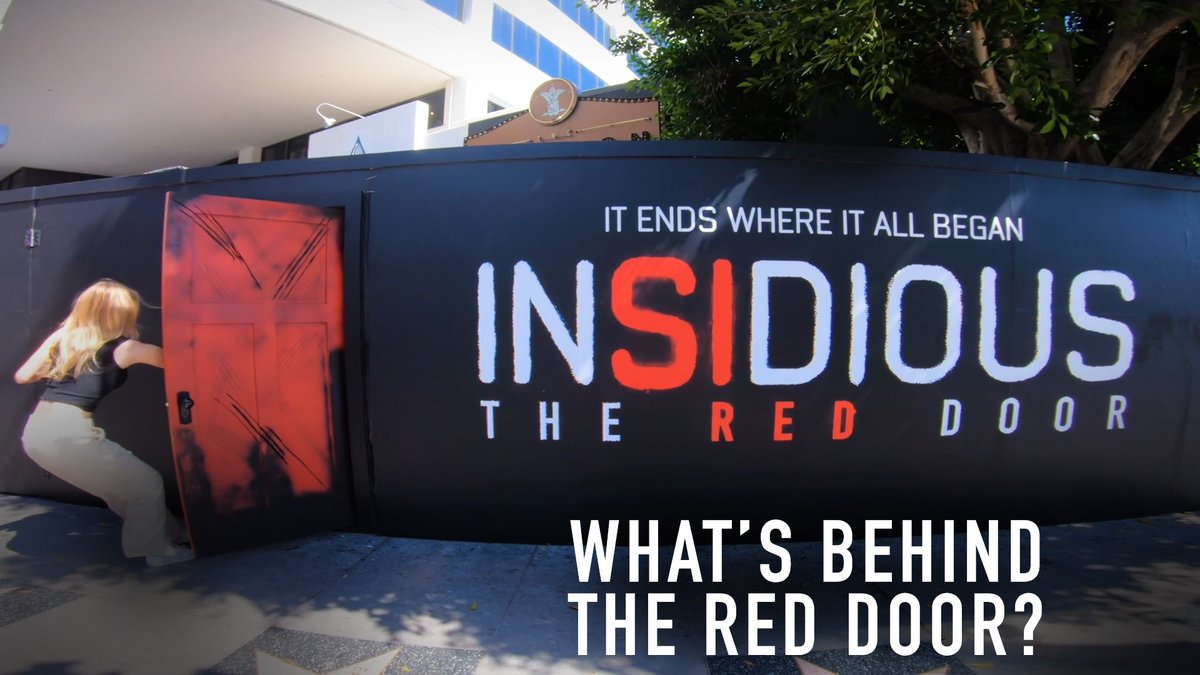 What’s behind the red door? Unsuspecting people are in for a scare at a seemingly ordinary street corner in Los Angeles. #InsidiousMovie Insidious: The Red Door is exclusively in movie theaters July 7. Get tickets: