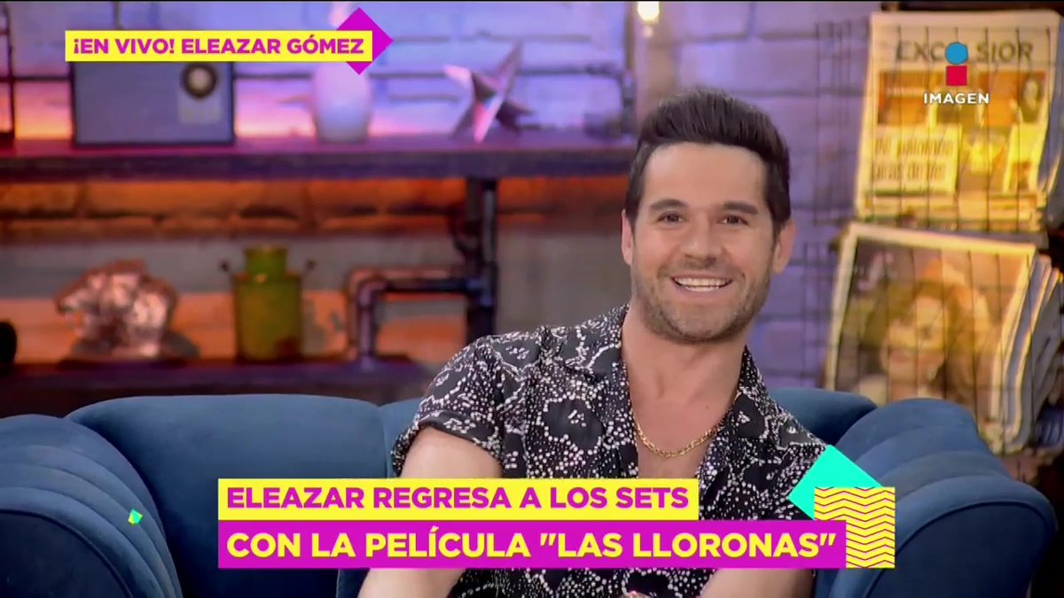 #EleazarGómez [ Eleazar Gómez] REGRESA a la pantalla grande con 'Las Lloronas' y nos cuenta todos los detalles en su visita al foro #DePrimeraMano👌: