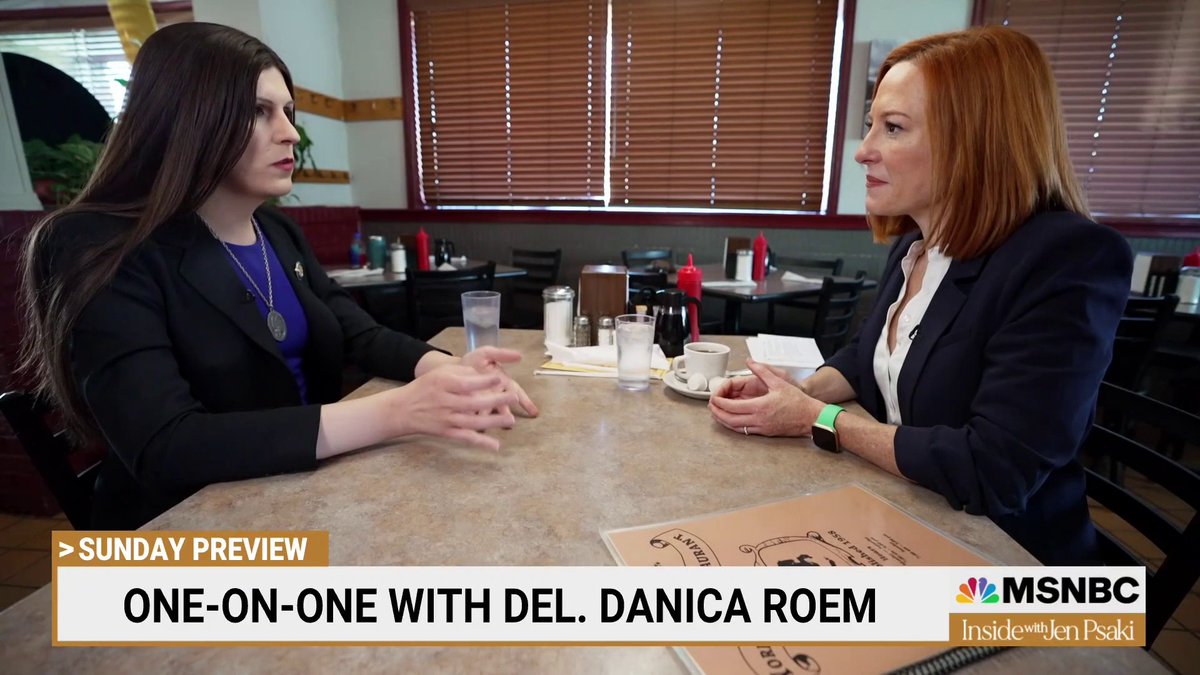Pride Month may be wrapping up but for the first openly transgender delegate in Virginia, the fight for LGBTQ representation and equality is every day. Tune in on Sunday at 12pm ET for Jen Psaki's full conversation with Virginia Delegate Sen. Danica Roem.