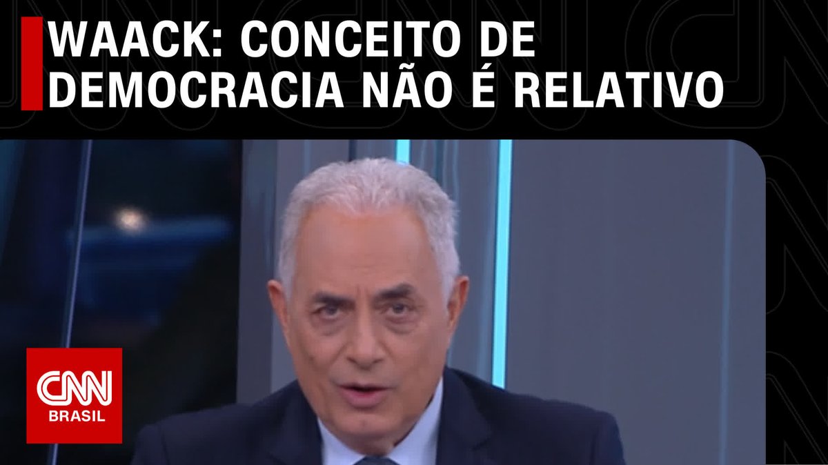 Waack: Conceito de democracia não é relativo