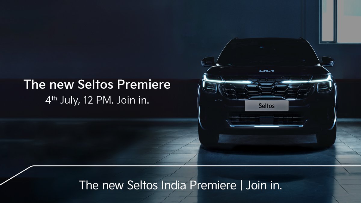 The moment you've been waiting for is here! Block your date. The Badass. Reborn. On 4th July, 12PM Set a reminder: Learn more: #KiaSeltos #TheNewSeltos #TheBadassReborn #BadassByDesign #Badass #TheNextFromKia #MovementThatInspires