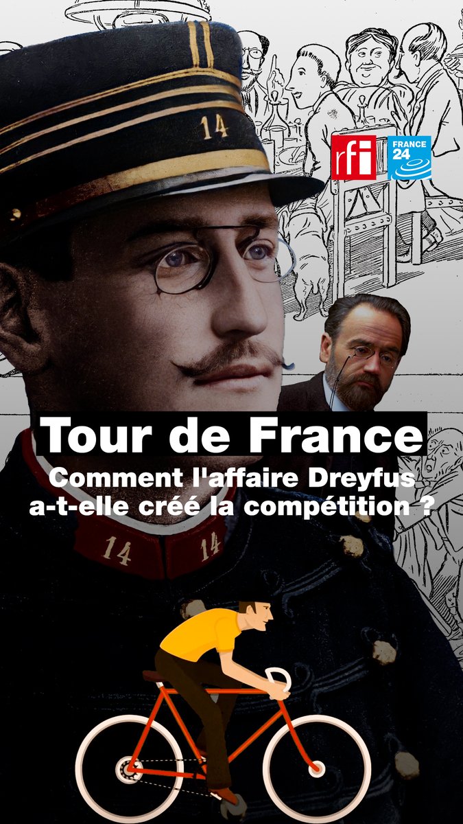 Au tournant du XIXe siècle éclate l'affaire Dreyfus. Pendant des années, "l'Affaire" divise les Français. Et de cette division naîtra le #TourDeFrance, la célèbre épreuve cycliste. Comment les événements ont-ils conduit à cette création ? ➡️ Explications #CulturePrime #TDF