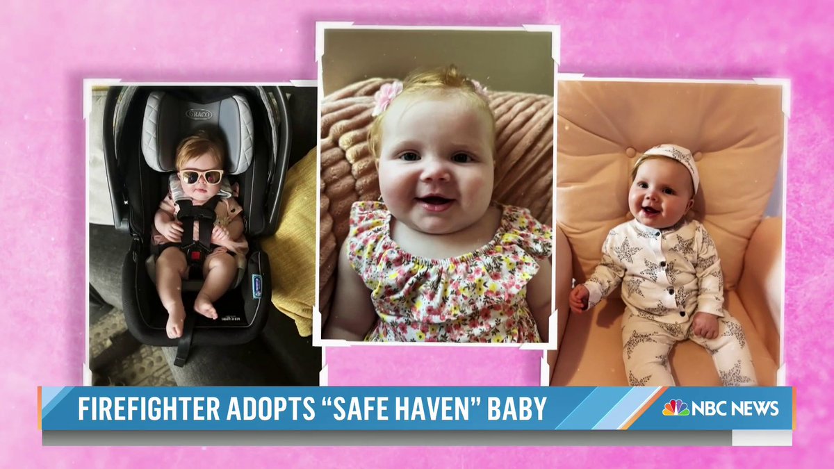 Meet the firefighter and his wife whose dreams of starting a family came true after adopting a baby that was left in the Safe Haven box at his station.