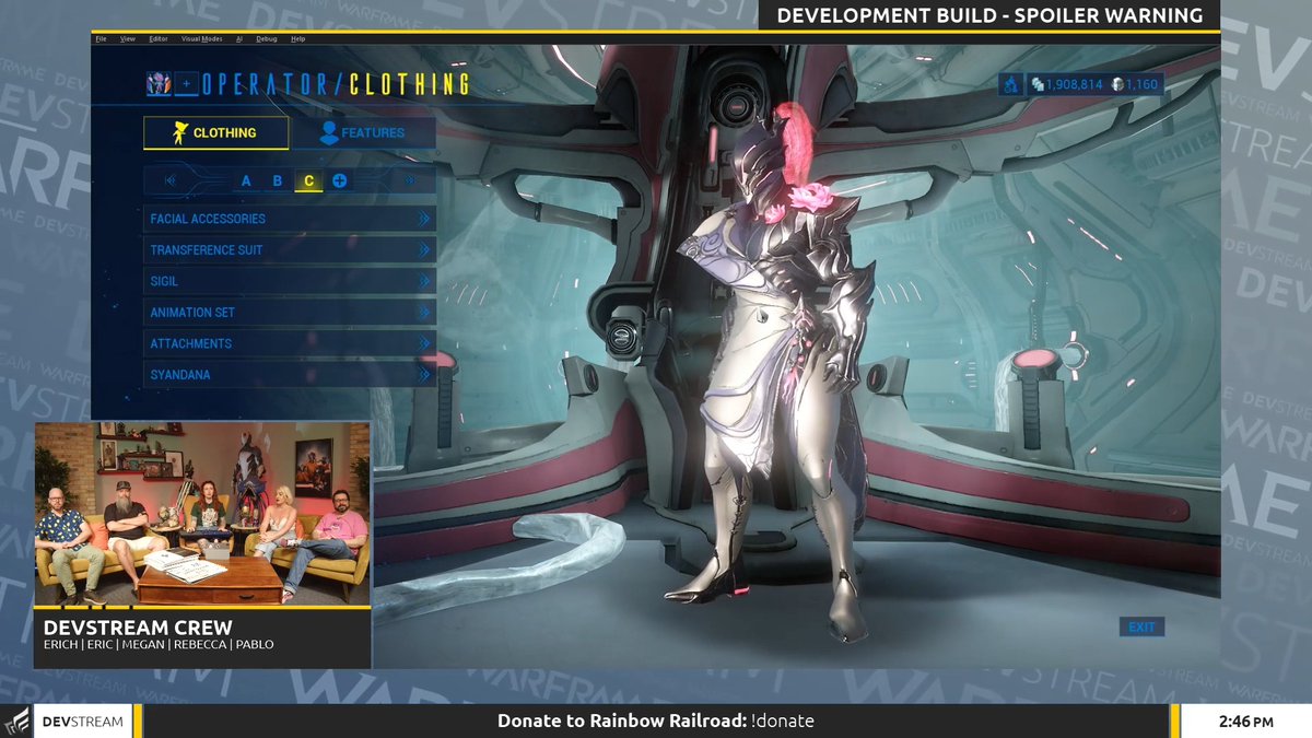 Whether you’re attending #TennoCon 2023 in-person or joining us online, you’ll be able to celebrate our 10 Year Anniversary with a new Dex Drifter / Operator Suit designed by the ever-amazing Liger Inuzuka!