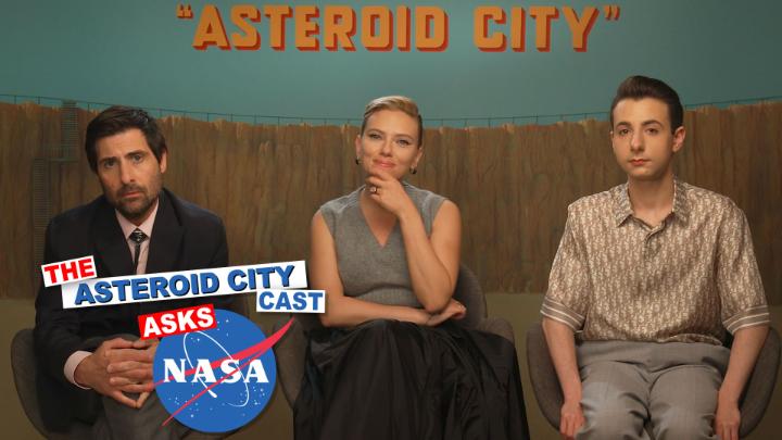 Asteroid City, meet #AsteroidDay. The cast of the movie had a few questions for us about OSIRIS-REx, a NASA Solar System mission traveling #ToBennuAndBack to return an asteroid sample to Earth this September.