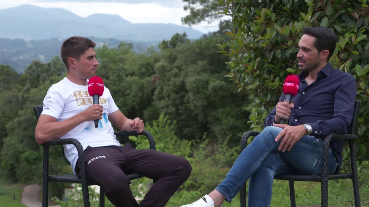 😁 ¿Qué es el '𝐋𝐀𝐍𝐃𝐈𝐒𝐌𝐎'? El propio Landa Meana se lo explica a Alberto Contador en Eurosport.es antes de Tour de France™: 🗣 "Lo miro desde lejos y digo, menuda locura" #TDF2023