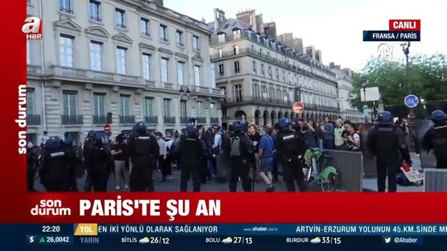 #SONDURUM #Paris’te şuan: Protestolar büyüyor Memleket Meselesi