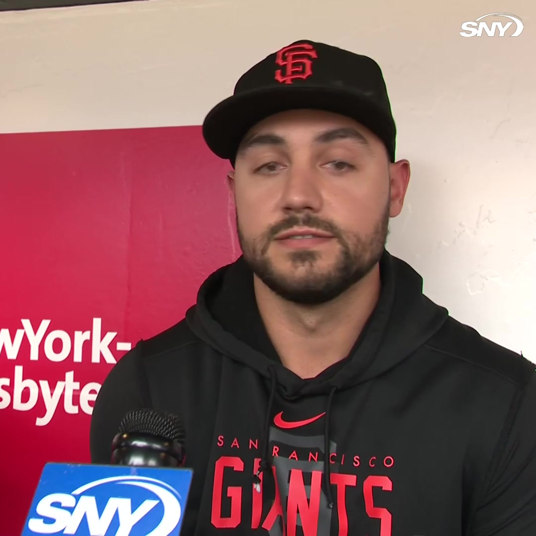 Michael Conforto says he took his old route to the ballpark today and greeted his security guard friend, Big Dom, when he got to Citi Field: "It's great to be back. Definitely a lot of feelings, a lot of good memories."
