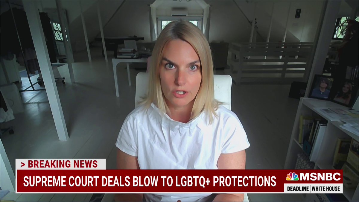 "The decisions over the past year... are all very crystal clear that if you are marginalized in this community, they are going to take your rights away, not expand your rights, not protect your rights" - Sarah Kate Ellis w/ Nicolle Wallace