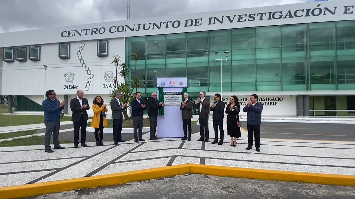 Con la renovación y el equipamiento del Centro Conjunto de Investigación en Química Sustentable, impulsamos el desarrollo científico y tecnológico en el Edoméx.