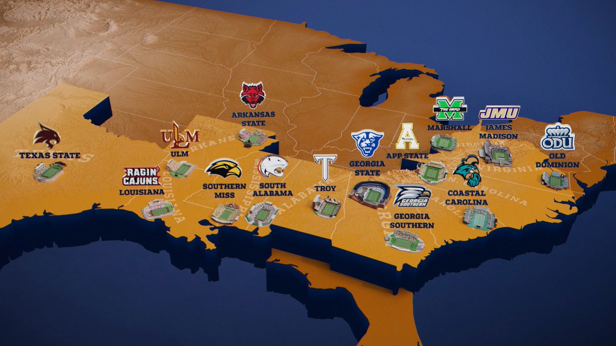 𝗥𝗜𝗦𝗜𝗡𝗚. What a year it's been for the new look Sun Belt Conference. ☀️