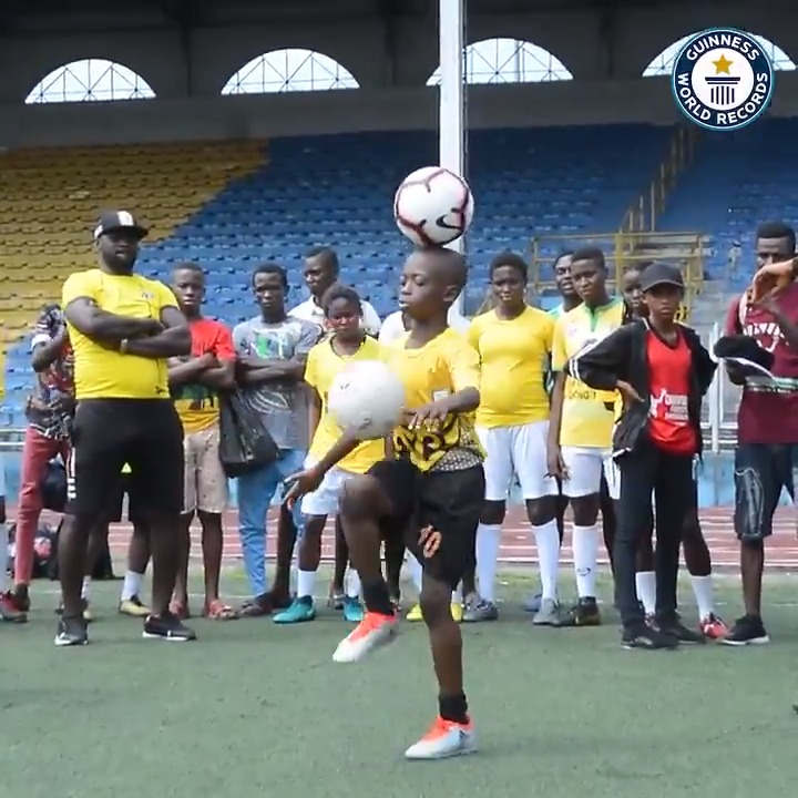 Kid Eche's soccer skills are unmatched⚽️